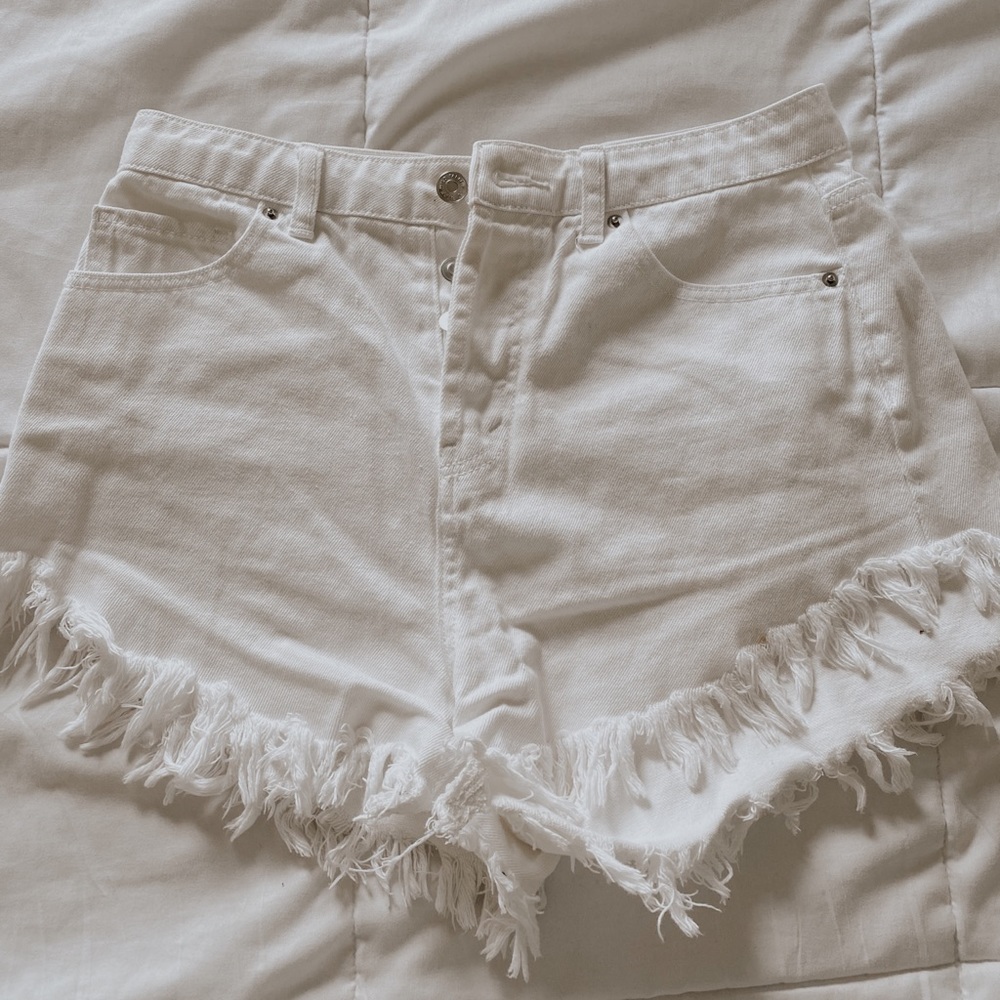 denim shorts